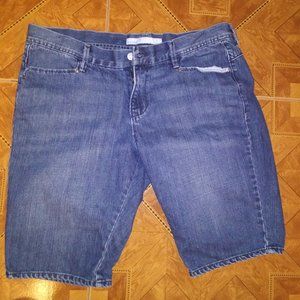 Blue jean shorts